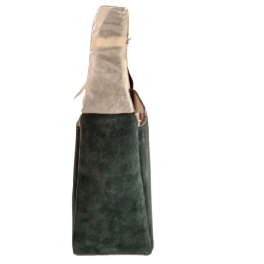 ๐- Tory Burch-Thea Suede Crossbody/Shoulder Bag. Warm Teal. NWT Gorgeous - Picture 6 of 12